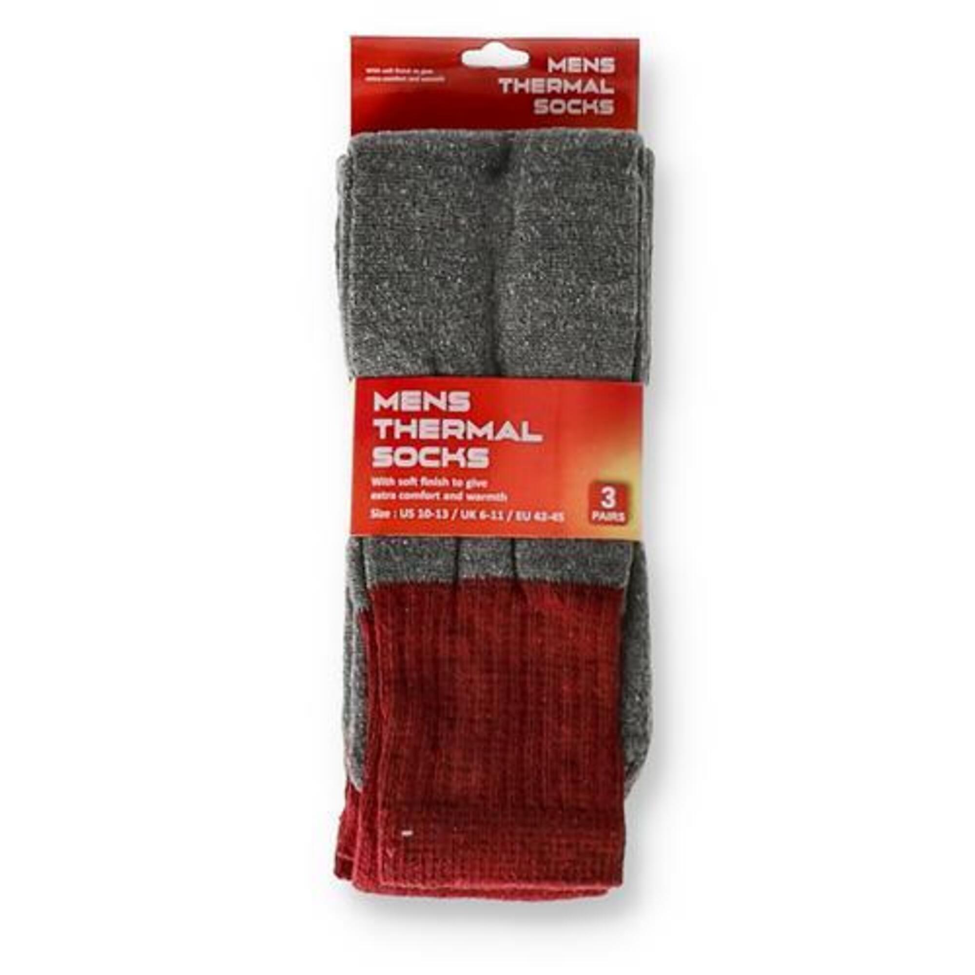 MENS THERMAL SOCK, 3 Pack, Size 10-13